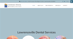 Desktop Screenshot of lawrencedental.com